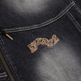 Hooded Utility Jacket, Sandblasted Black