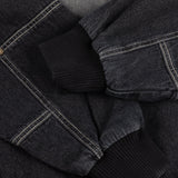 Hooded Utility Jacket, Sandblasted Black