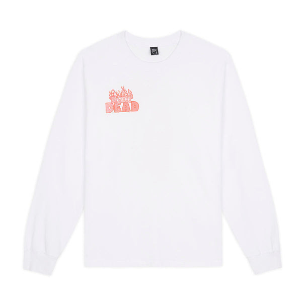 Brain Dead Judgement L/S Tee, White