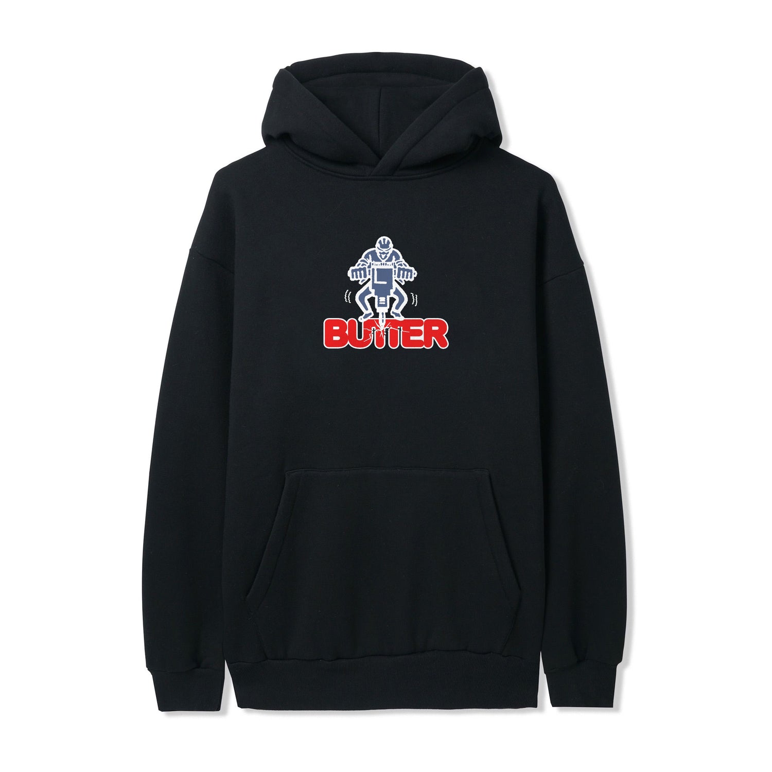 Jack Hammer Pullover Hood, Black