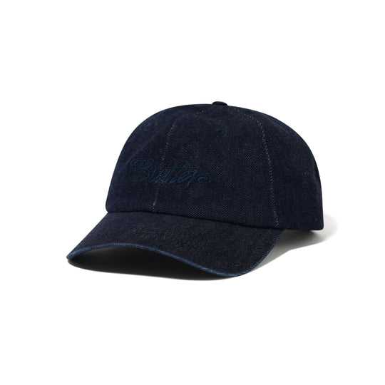 Jive 6 Panel Cap, Rinsed Indigo