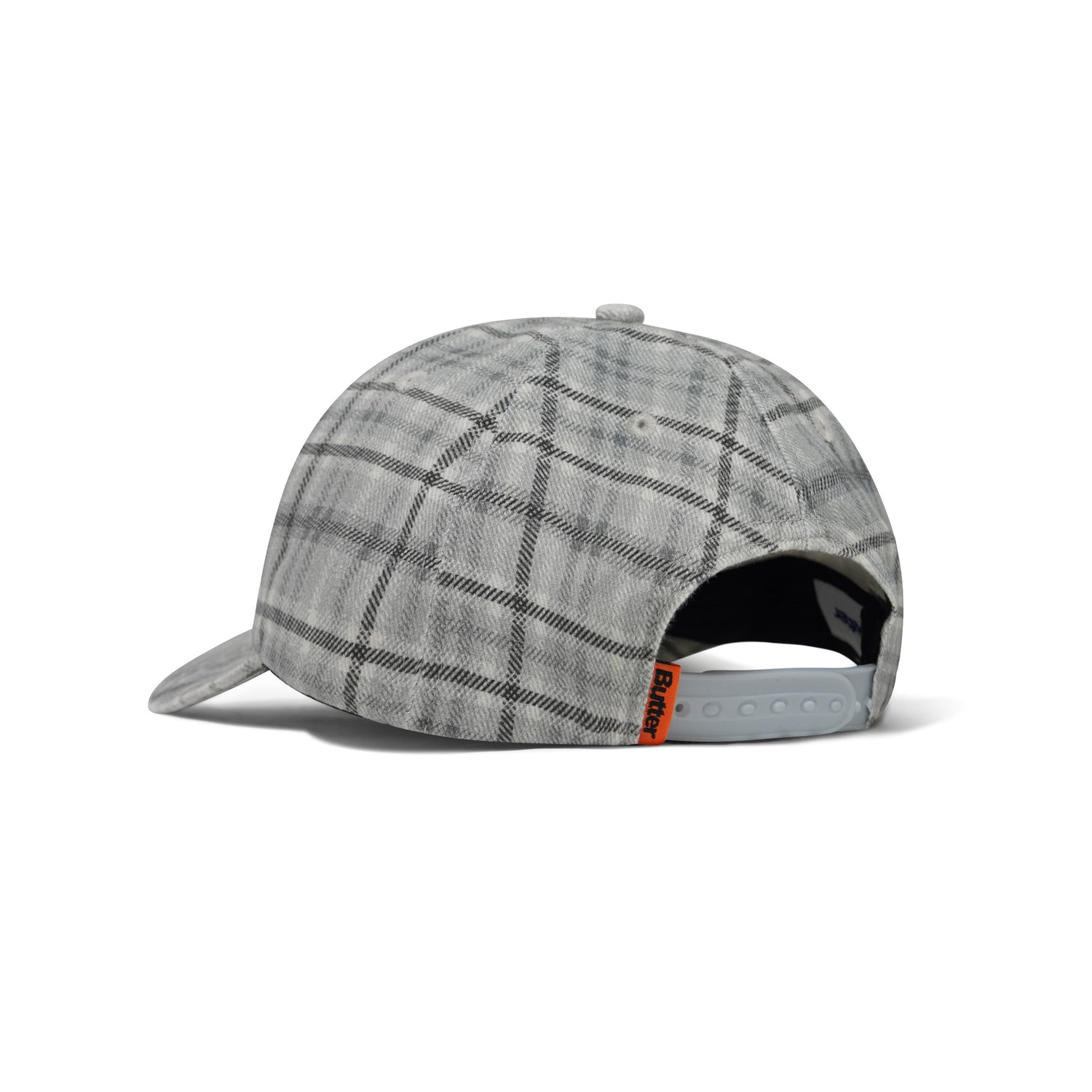 Jive 6 Panel Cap, Grey Plaid