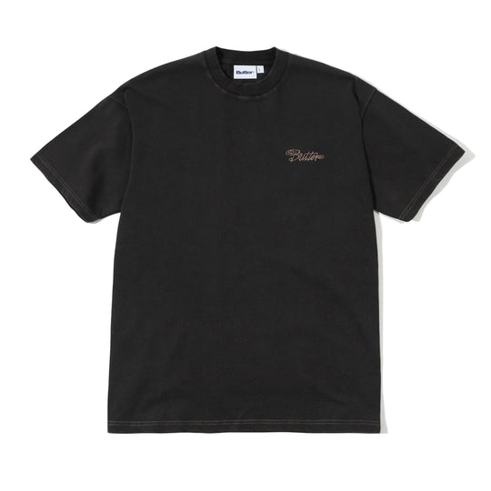 Jive Contrast Tee, Washed Black