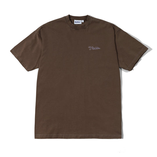 Jive Contrast Tee, Washed Brown