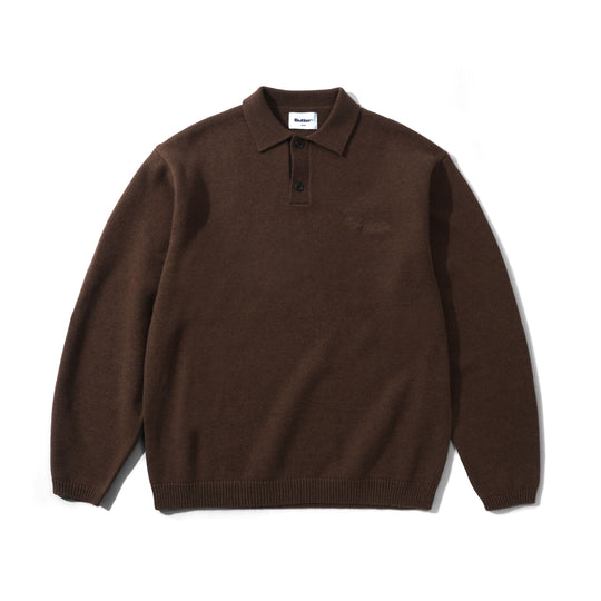 Jive Knit Polo, Bark