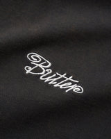 Jive Overlock Stitch Tee, Distressed Black