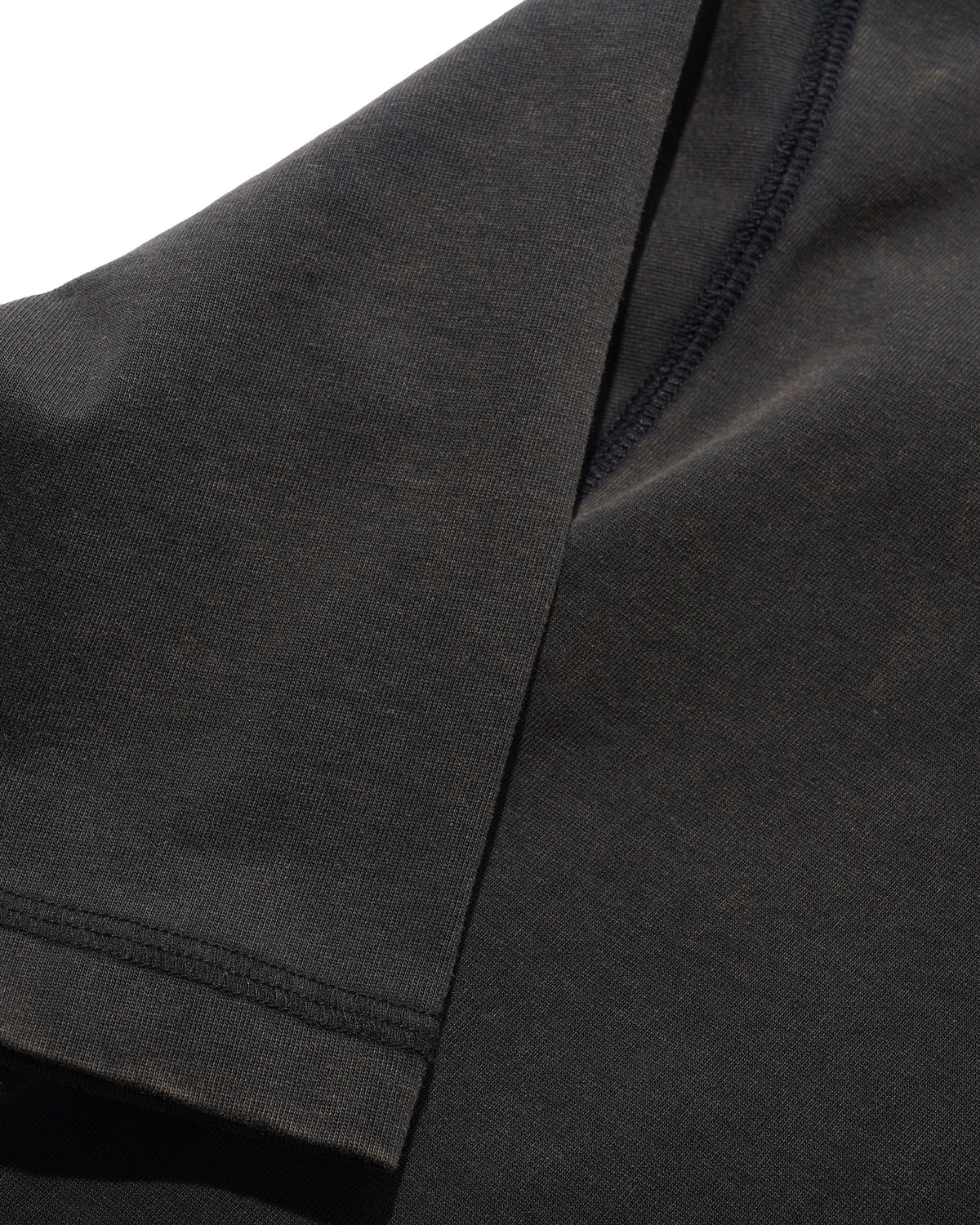 Jive Overlock Stitch Tee, Distressed Black