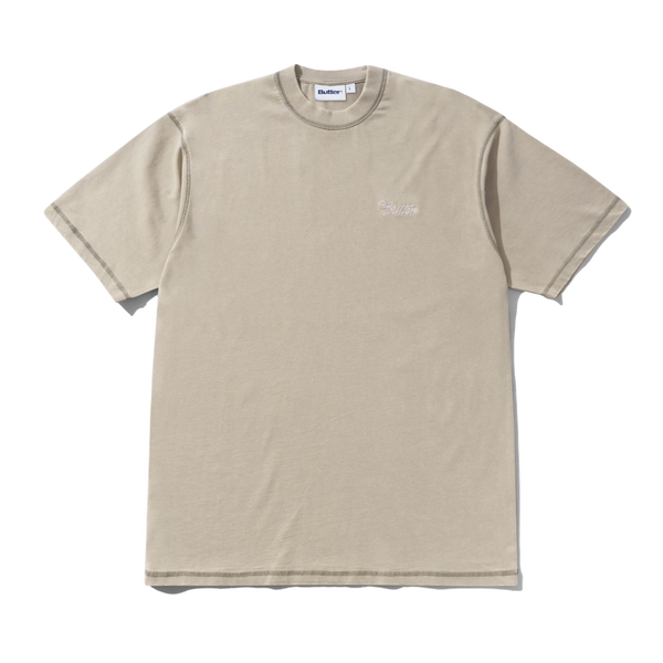 Butter Goods Jive Overlock Stitch Tee, Distressed Cove