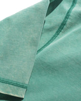 Jive Overlock Stitch Tee, Distressed Jade