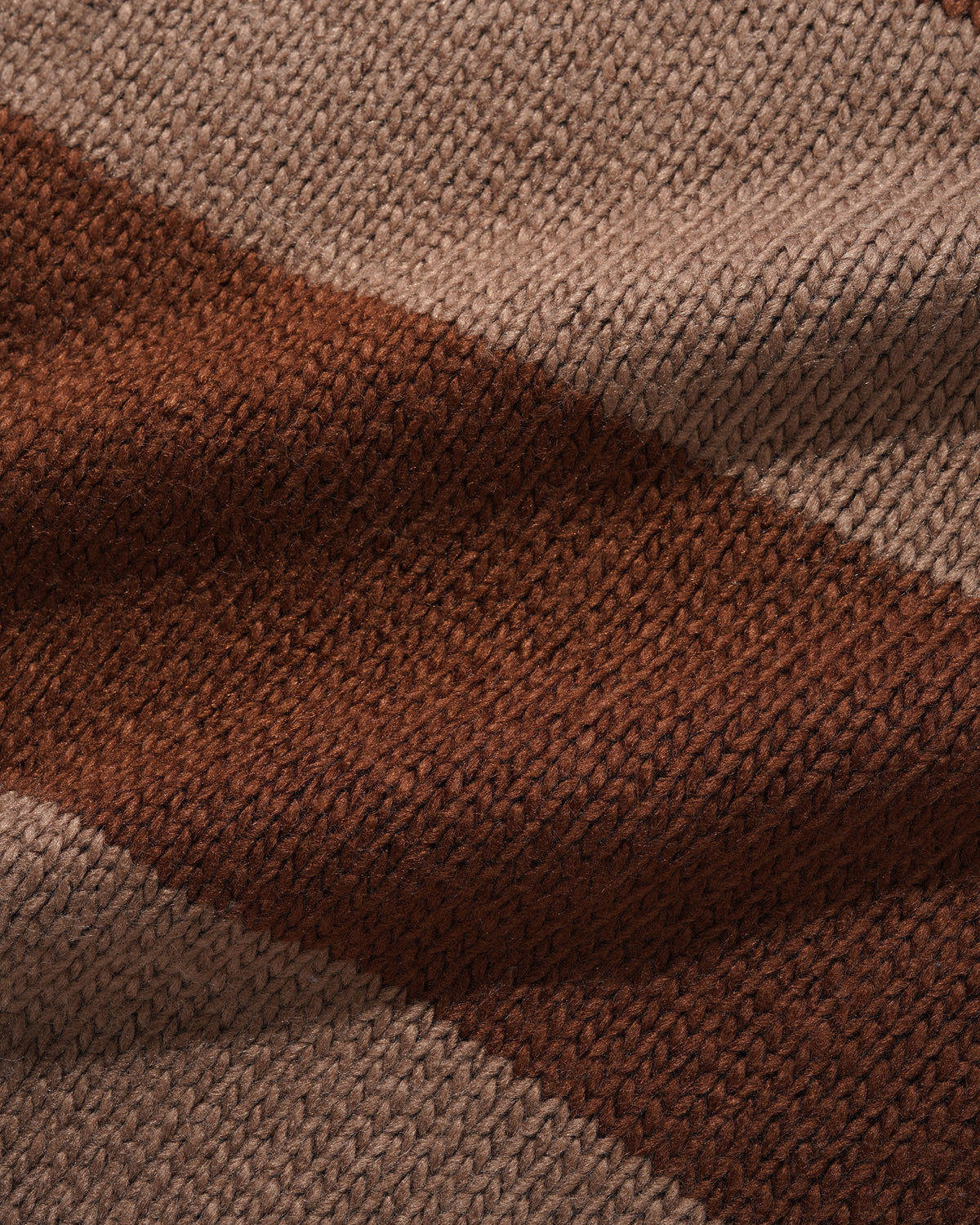 Jive Stripe Knit Sweater, Chocolate