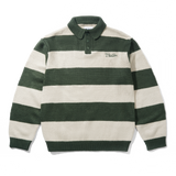 Jive Stripe Knit Sweater, Forest / Cream