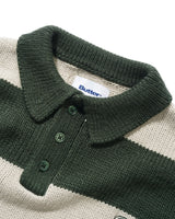 Jive Stripe Knit Sweater, Forest / Cream