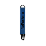 Mini Problemo Carabiner Keychain, Blue