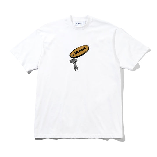 Key Chain Tee, White