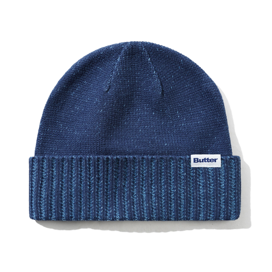 Knotted Beanie, Navy