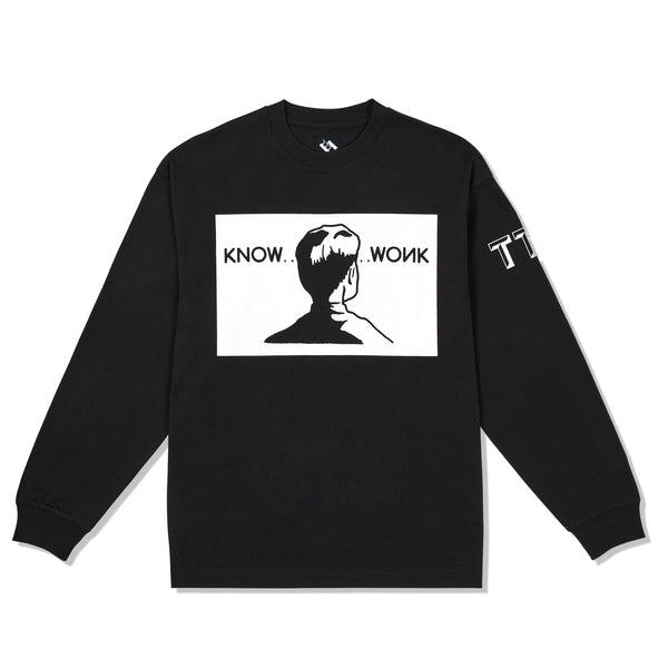 The Trilogy Tapes TTT Know Wonk L/S Tee, Black