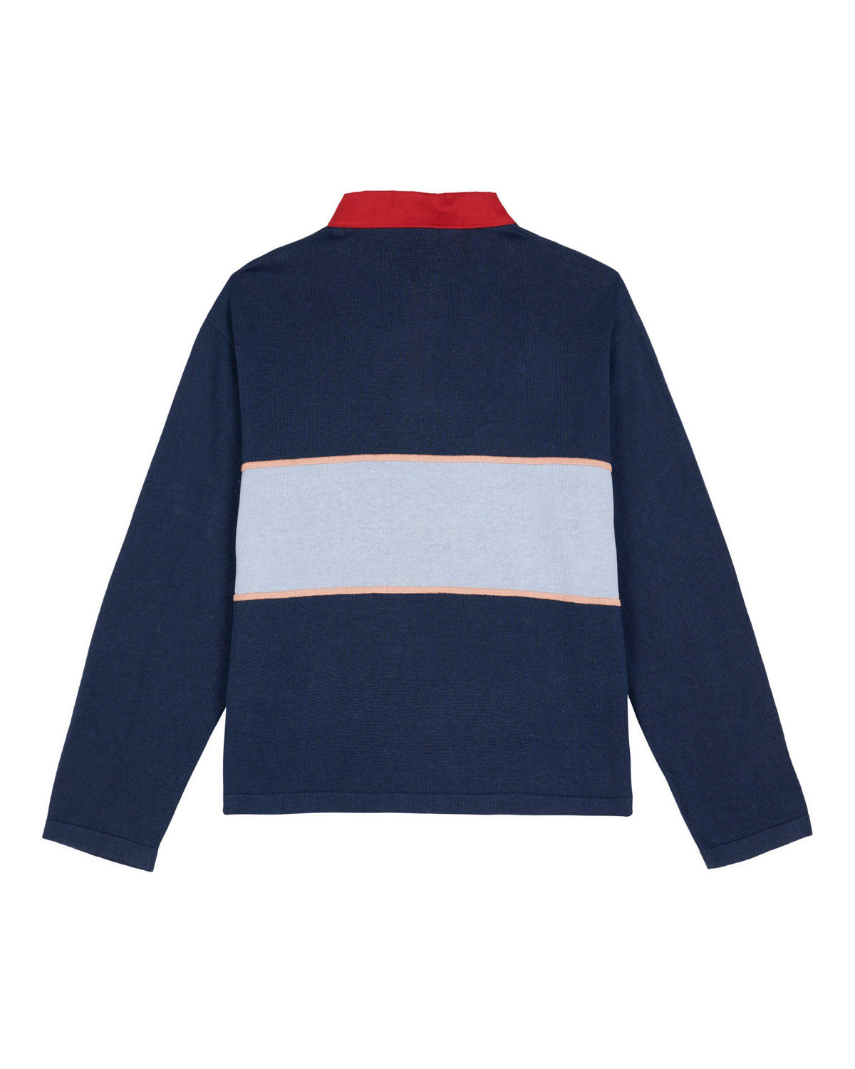 Lifted Stripe L/S Rugby Shirt, Navy Multi