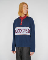 Lifted Stripe L/S Rugby Shirt, Navy Multi