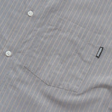 L/S Button Up Shirt, Grey / Peach