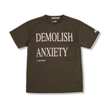 Demolish Anxiety V.2 Tee, Dark Green
