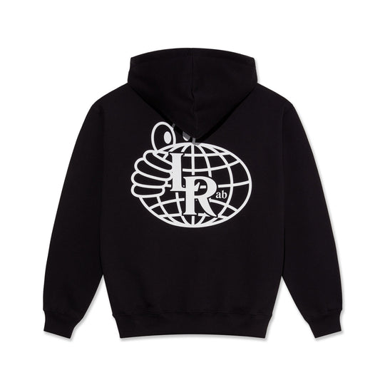 Atlas Monogram Pullover, Black / White