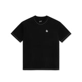 Small Atlas Contrast Stitch Tee, Black