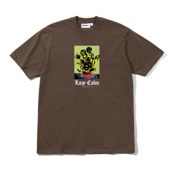 Butter Goods Lazy Calm Tee, Brown