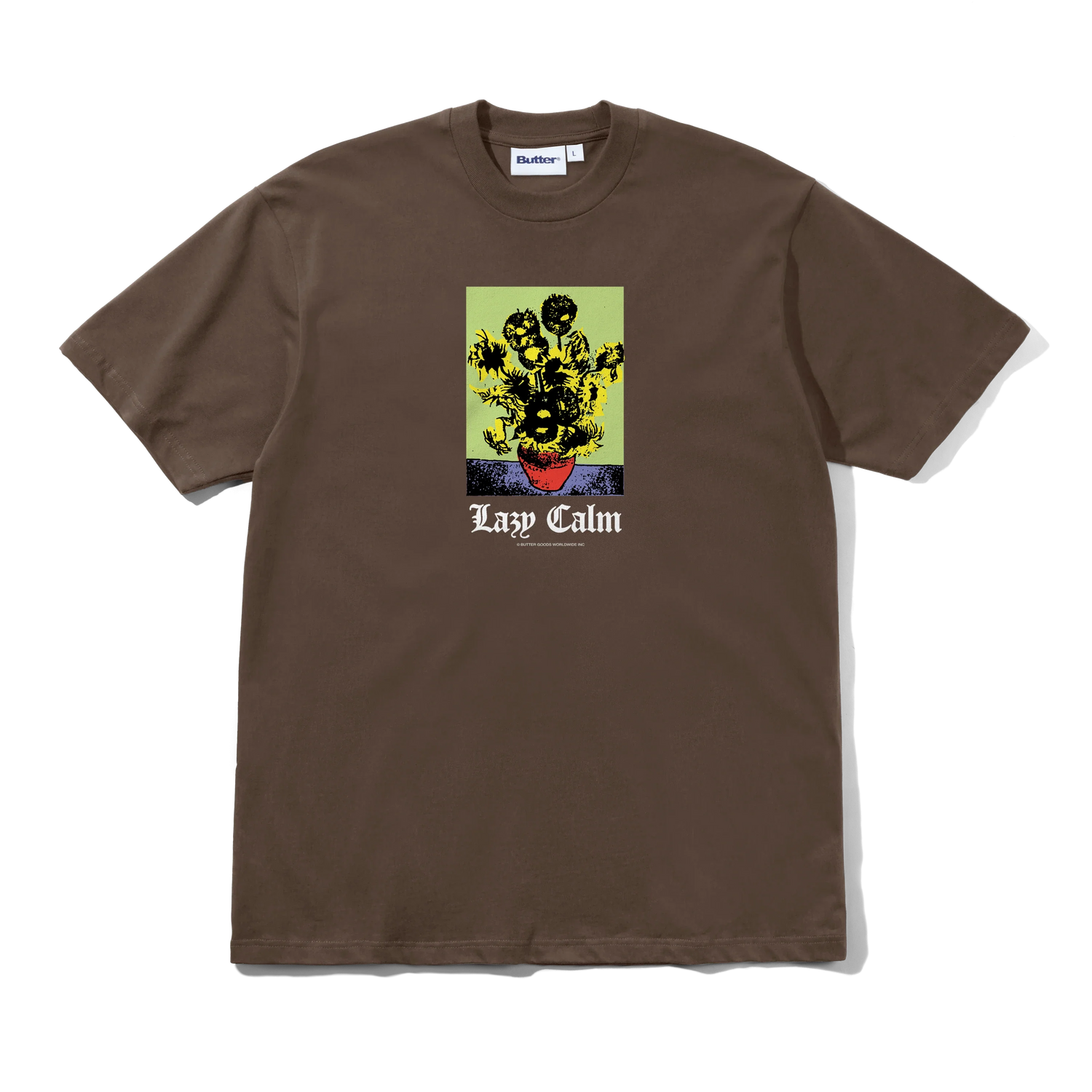 Lazy Calm Tee, Brown