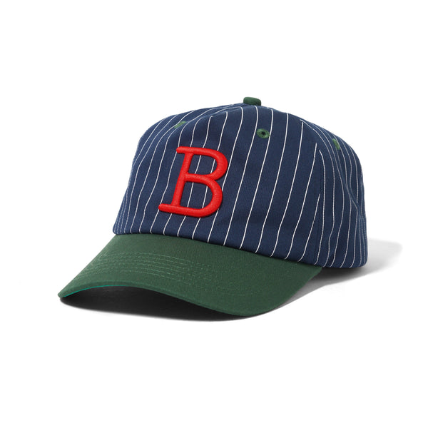 Butter Goods League Baseball Cap, Navy / Forest