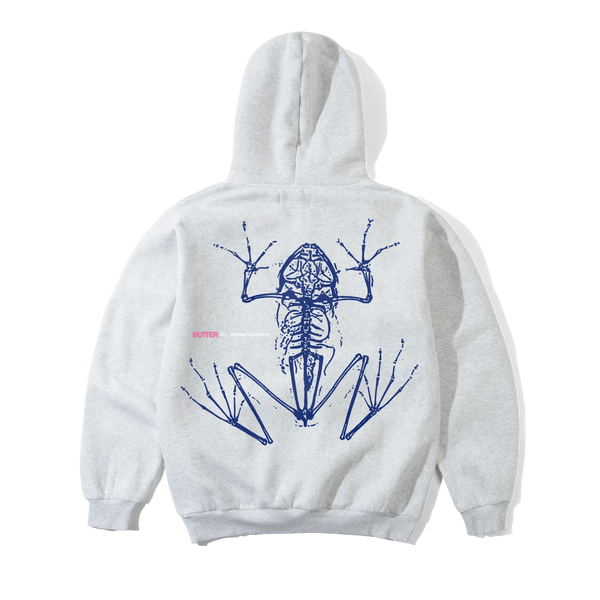 Butter Goods Leap Pullover Hood, Ash