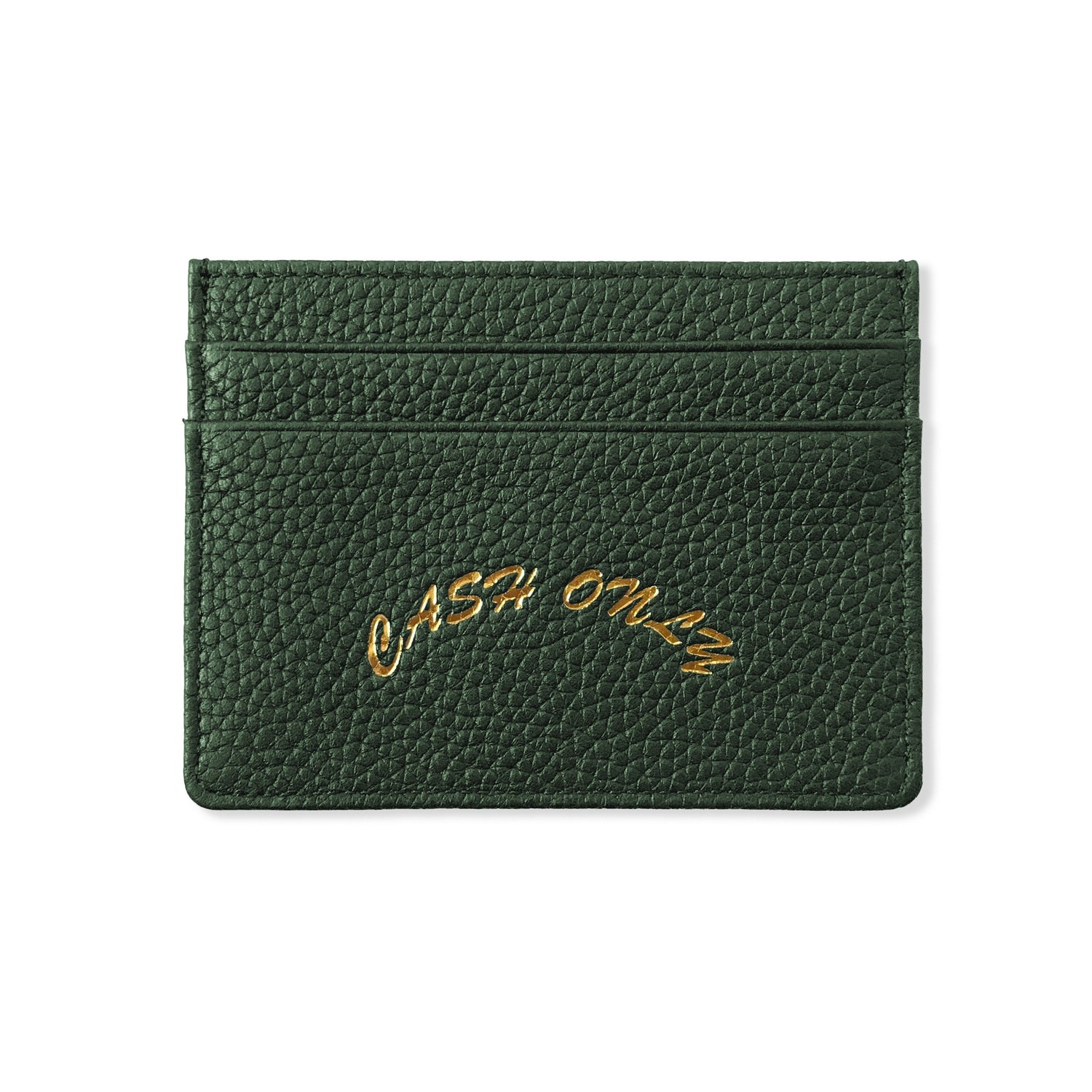 Leather Cardholder, Emerald