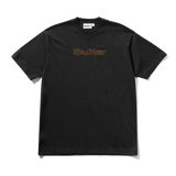 Leopard Print Logo Tee, Black