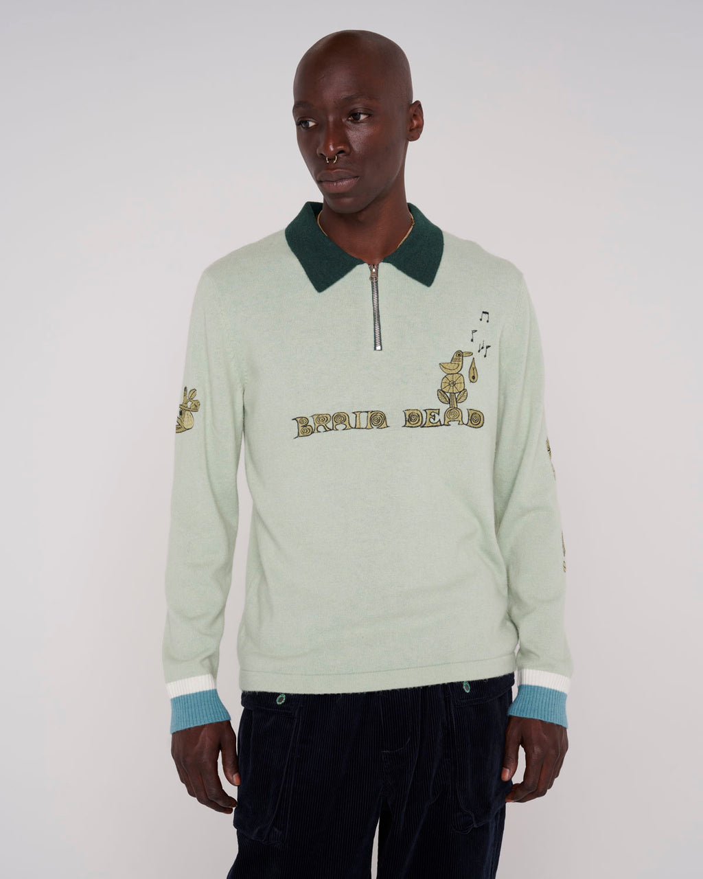 Lex Half Zip Sweater, Mint