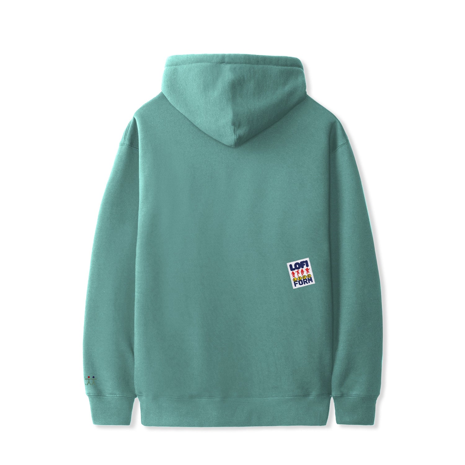 Life Form Pullover Hood, Washed Seafoam