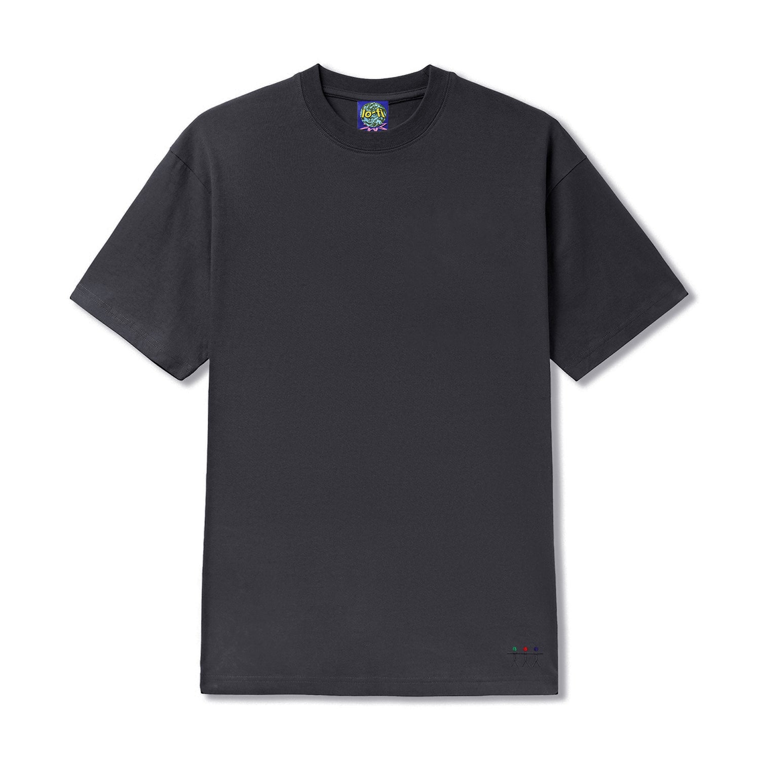 Life Form Tee, Washed Black