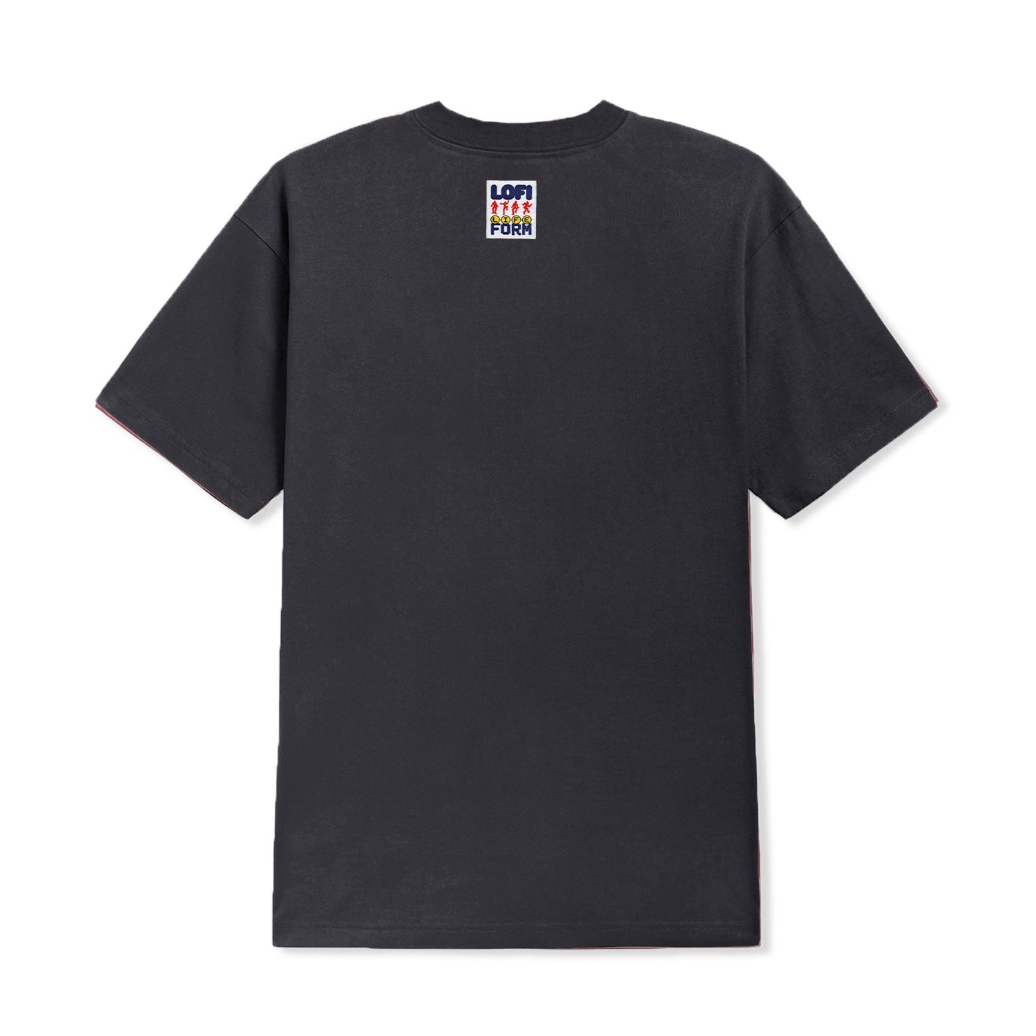 Life Form Tee, Washed Black