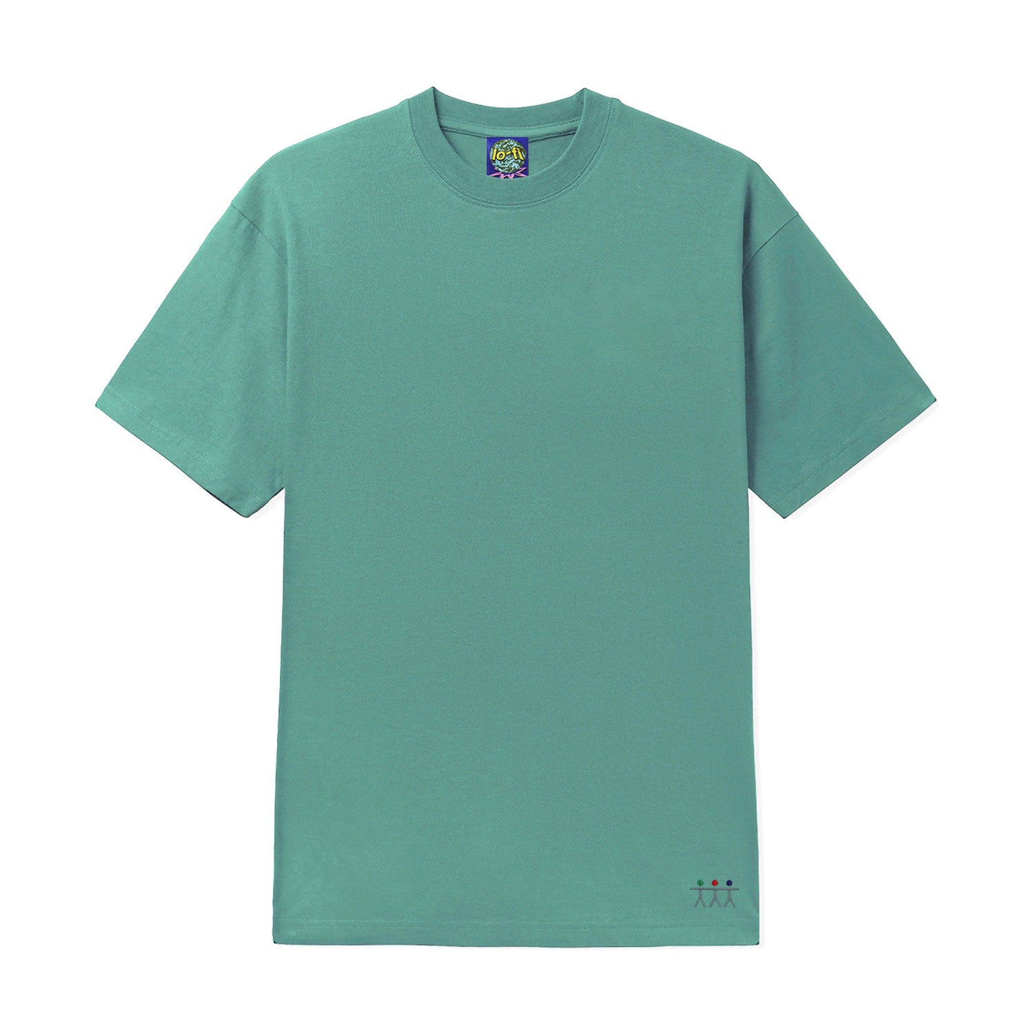 Life Form Tee, Washed Seafoam