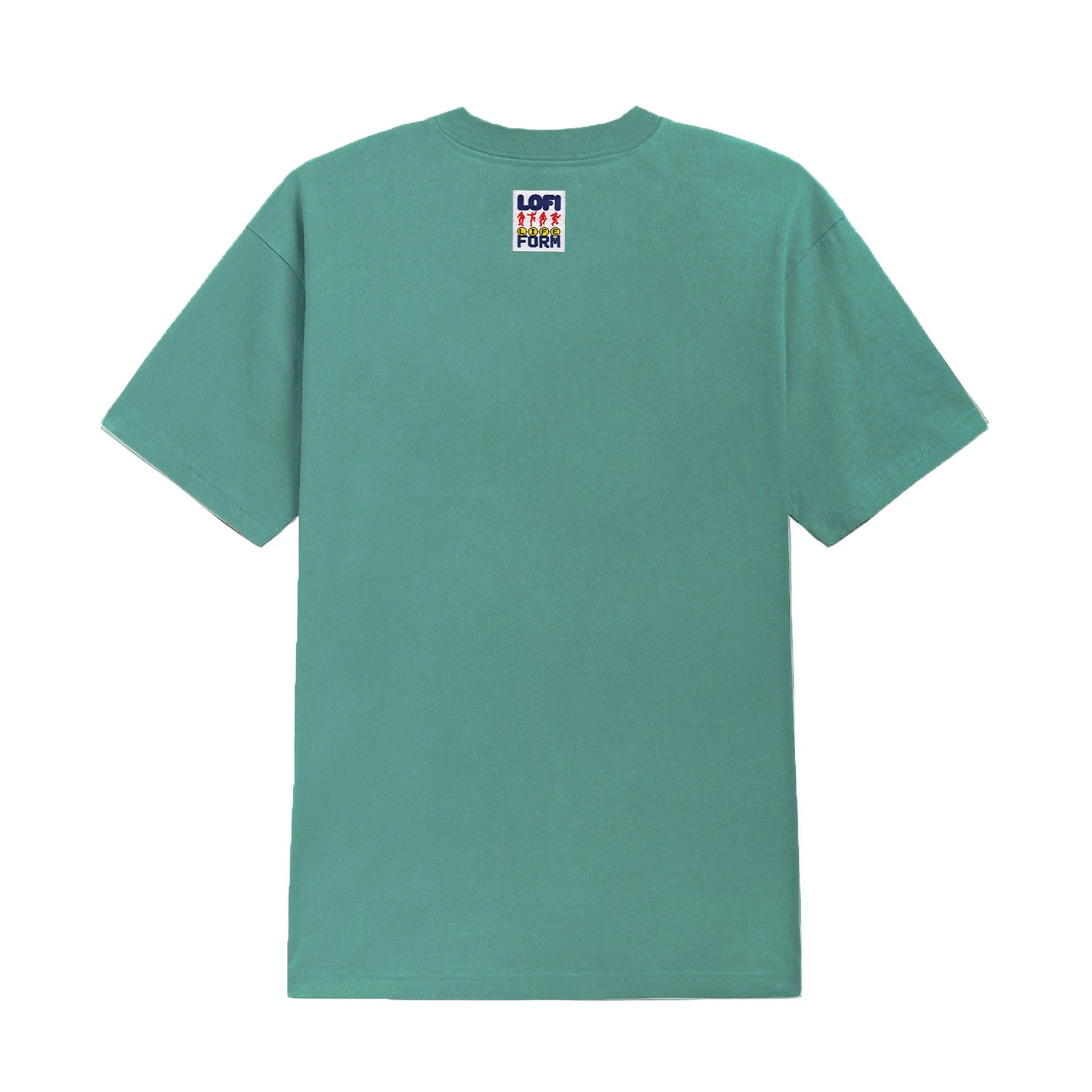 Life Form Tee, Washed Seafoam