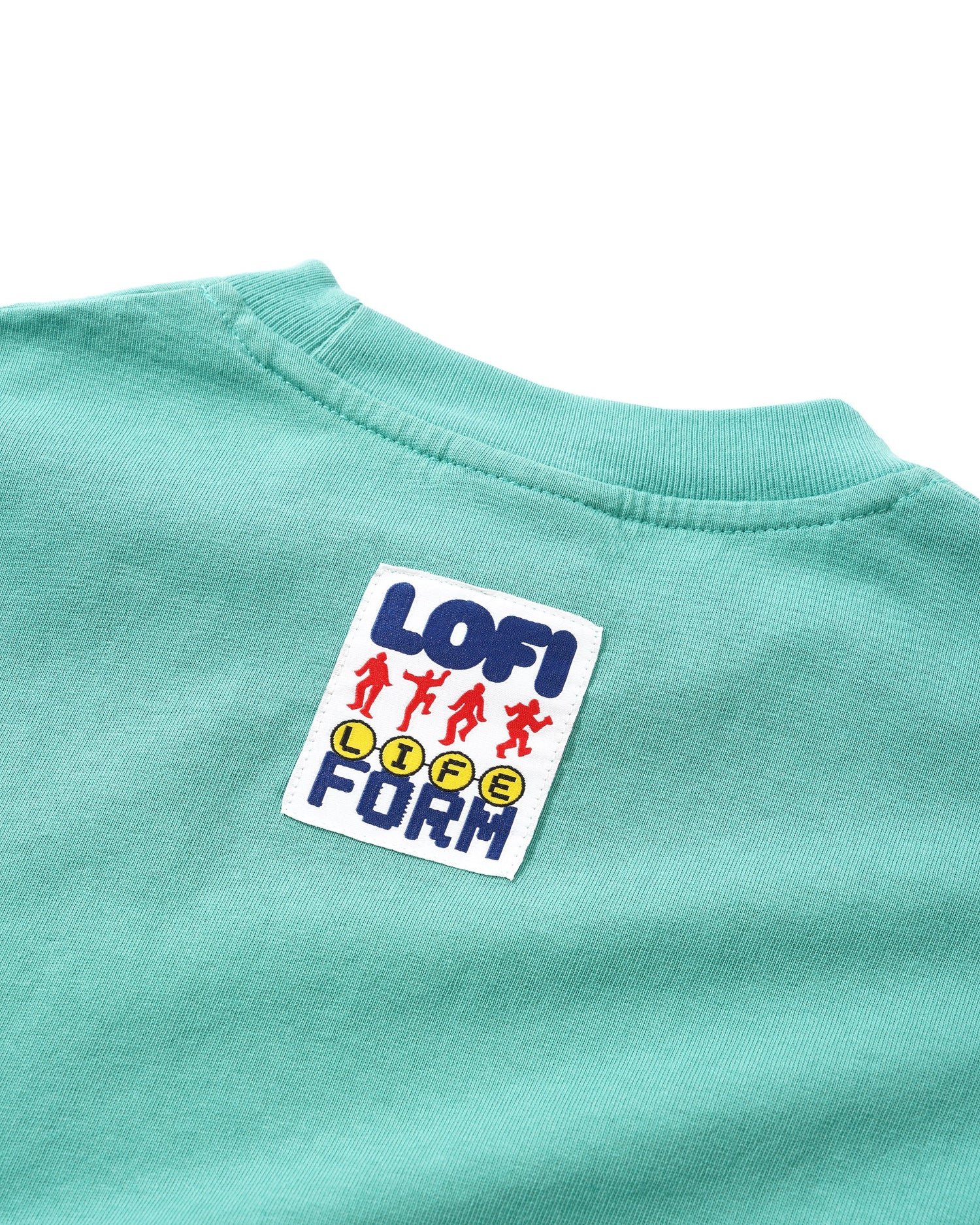 Life Form Tee, Washed Seafoam