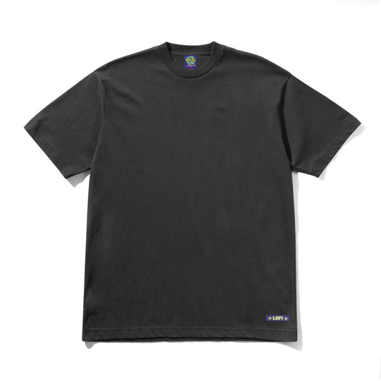 Life Form Tee, Washed Black