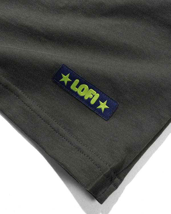 Lo-Fi Life Form Tee, Washed Black
