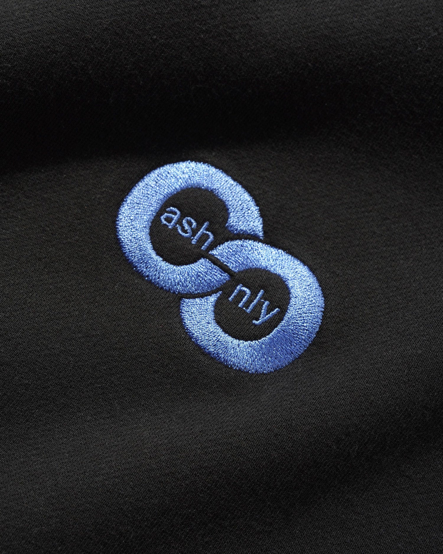 Linked Pigment Dye Pullover Hood, Washed Black