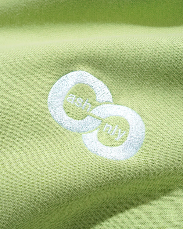Cash Only Linked Pigment Dye Pullover Hood, Washed Pistachio