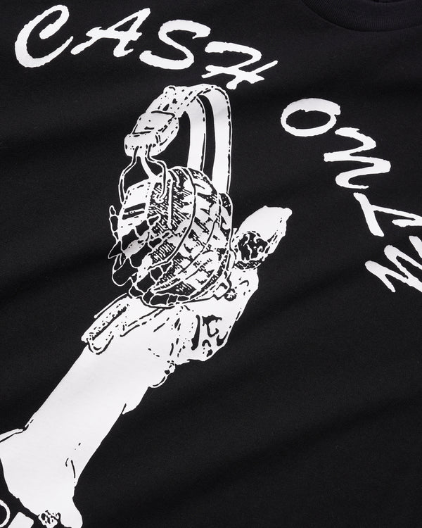 Cash Only Listen Tee, Black