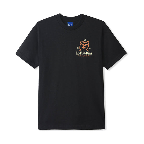 Lo-Fi Dank Pizza Tee, Black