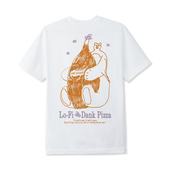 Lo-Fi Dank Pizza Tee, White