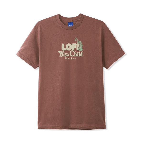 Lo-Fi Wise Child Tee, Washed Wood