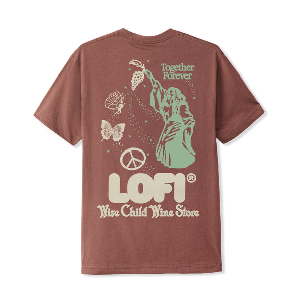 Lo-Fi Wise Child Tee, Washed Wood