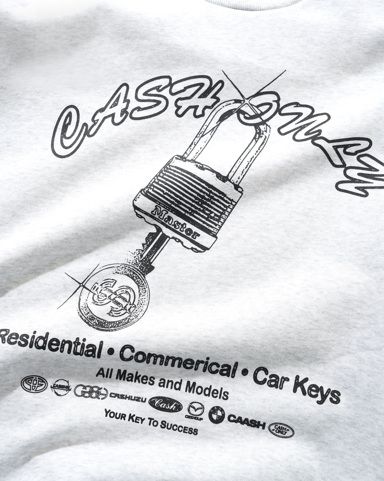 Locksmith Crewneck, Ash