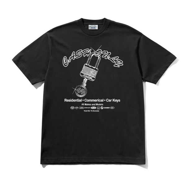 Cash Only Locksmith Tee, Black